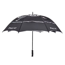 Load image into Gallery viewer, Titleist Tour Double Canopy 68inch Golf Umbrella - Black/White
 - 1