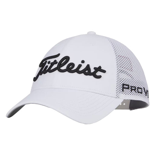 Titleist Tour Performance Mesh Mens Golf Hat - WHITE/BLACK 110/One Size