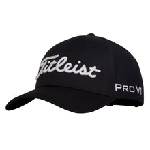 Load image into Gallery viewer, Titleist Tour Performance Womens Golf Hat - Black/White/One Size
 - 1