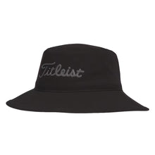 Load image into Gallery viewer, Titleist StaDry Mens Golf Bucket Hat - Blk/Charcoal/One Size
 - 1