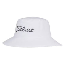 Load image into Gallery viewer, Titleist StaDry Mens Golf Bucket Hat - Wht/Charcoal/One Size
 - 4