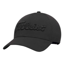 Load image into Gallery viewer, Titleist Players Tech Mens Golf Hat - Blk/Blk Tonal/One Size
 - 2