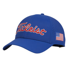 Load image into Gallery viewer, Titleist Players Tech Mens Golf Hat - Royal/Red/White/One Size
 - 6