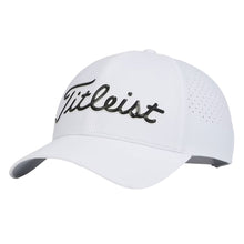 Load image into Gallery viewer, Titleist Players Tech Mens Golf Hat - White/Black/One Size
 - 10
