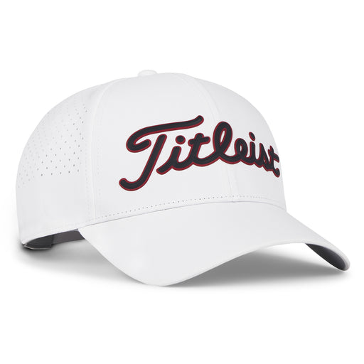 Titleist Players Tech Mens Golf Hat - White/Nvy/Red/One Size