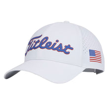 Load image into Gallery viewer, Titleist Players Tech Mens Golf Hat - White/Royal/Red/One Size
 - 8