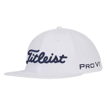 Load image into Gallery viewer, Titleist Tour Elite Flat Bill Mens Golf Hat - White/Navy/One Size
 - 7