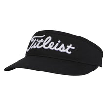 Load image into Gallery viewer, Titleist Players Classic Mens Golf Visor - Black/White/One Size
 - 1