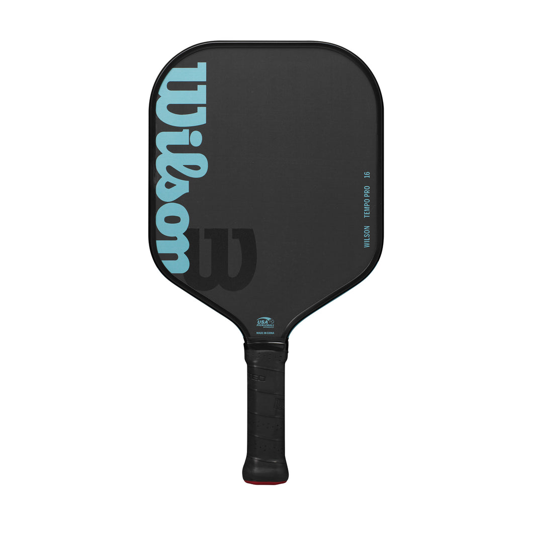 Wilson Tempo Pro 16 Pickleball Paddle - Black/Blue/4 1/4/8.1 OZ