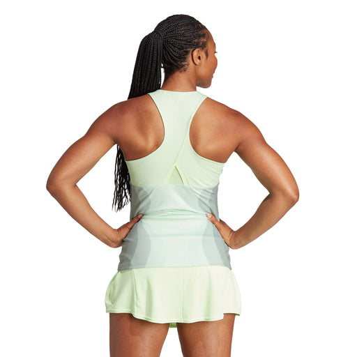 Adidas Y-Tank Pro Semi Green Womens Tennis Tank