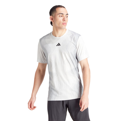 Adidas Airchill Freelift Pro Mens Tennis T-Shirt - Grey/XXL