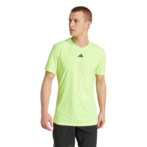 Adidas Airchill Freelift Pro Mens Tennis T-Shirt - Lucid Lemon/XL