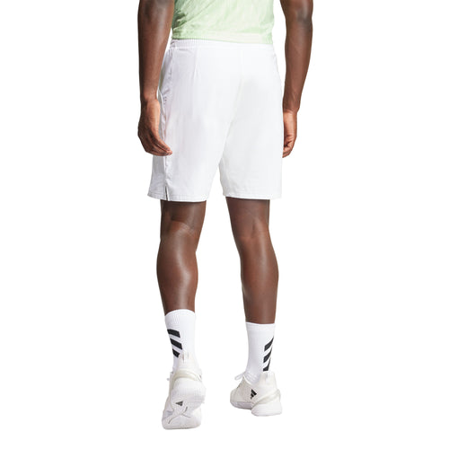Adidas Ergo 7 Inch Mens White Tennis Shorts - 2
