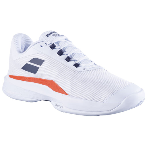 Babolat JET Tere 2 Mens Tennis Shoes 1 - Wht/Strike Red/D Medium/13.0