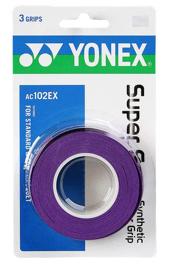 Yonex Wet Super Grap Overgrip 3-pack - Deep Purple