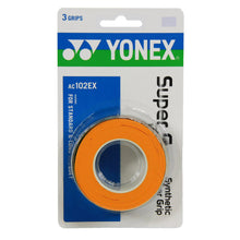 Load image into Gallery viewer, Yonex Wet Super Grap Overgrip 3-pack - Orange
 - 4