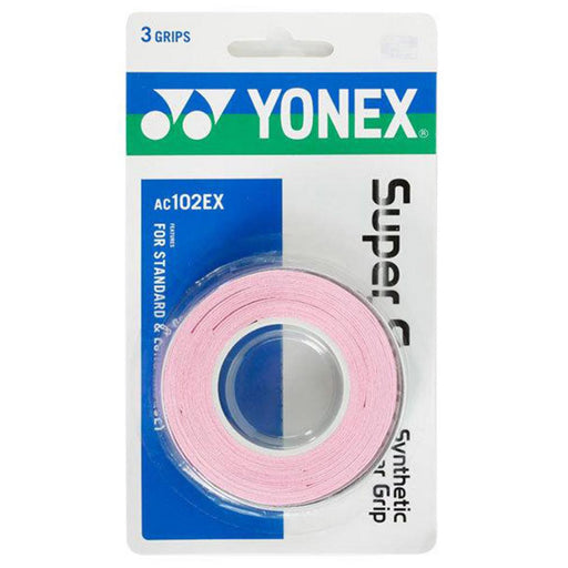 Yonex Wet Super Grap Overgrip 3-pack - Pink