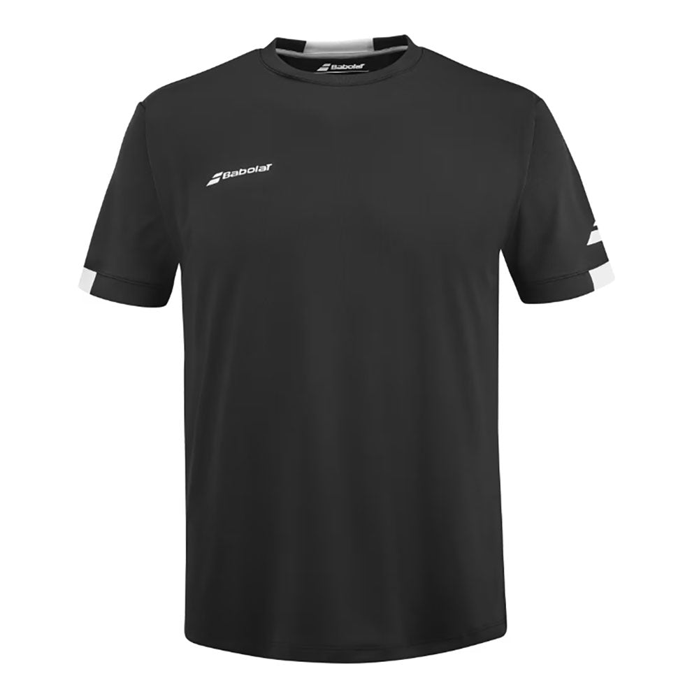 Babolat Play Crew Neck Mens Tennis Shirt - Black/XXL