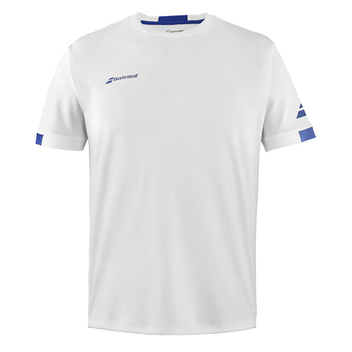 Babolat Play Crew Neck Mens Tennis Shirt - White/XXL
