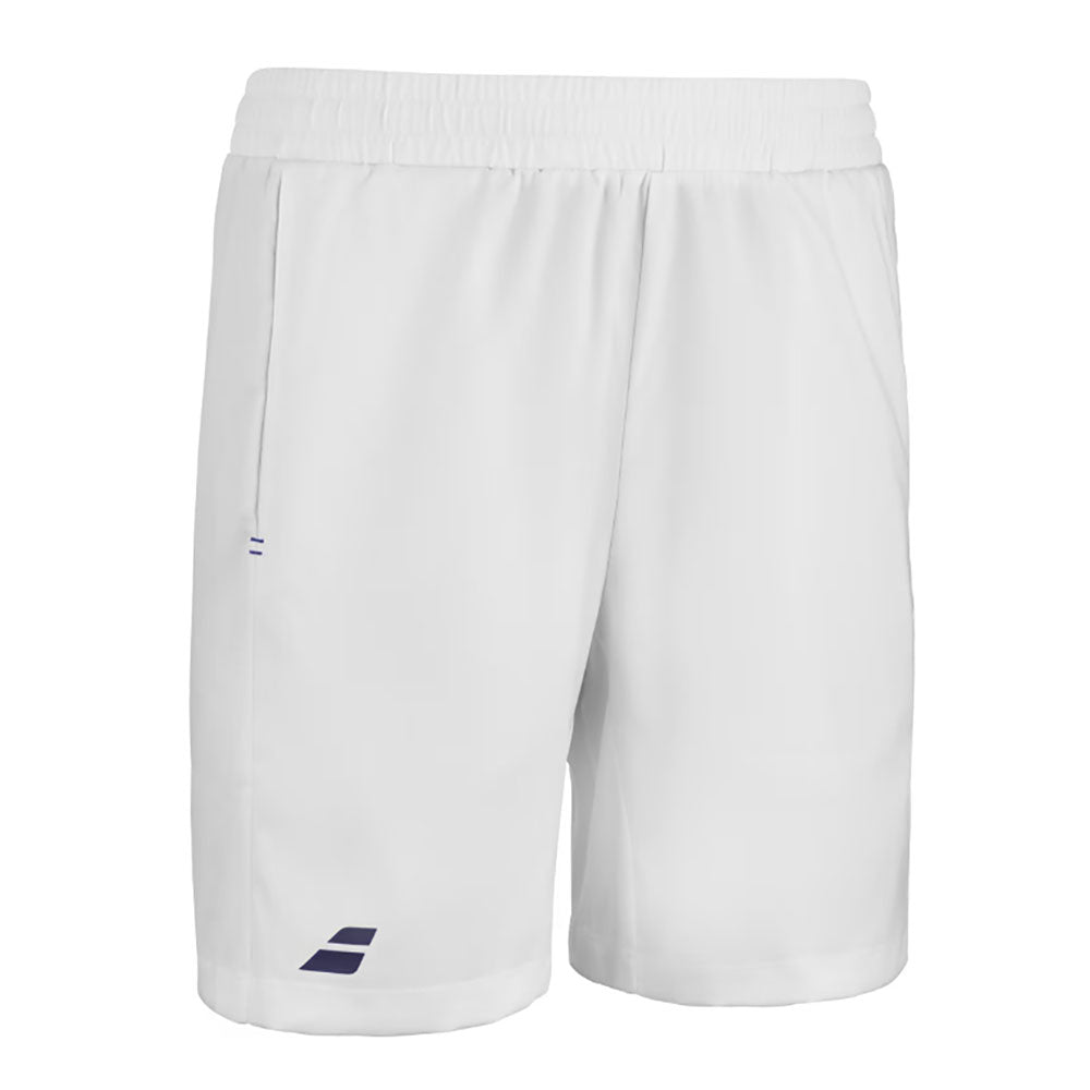 Babolat Play Mens Tennis Shorts - White/XXL