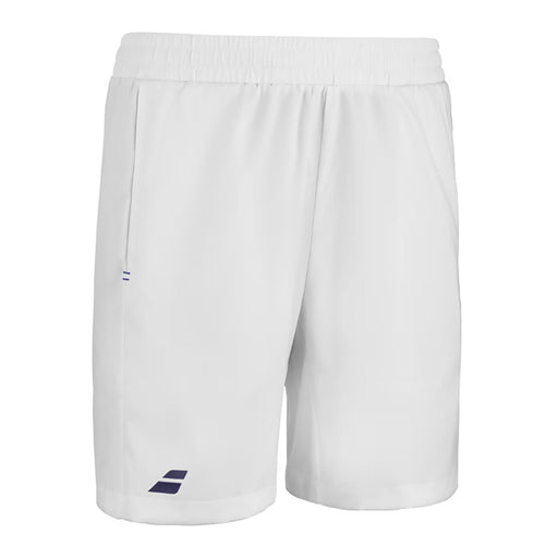 Babolat Play Boys Tennis Shorts - White/12-14