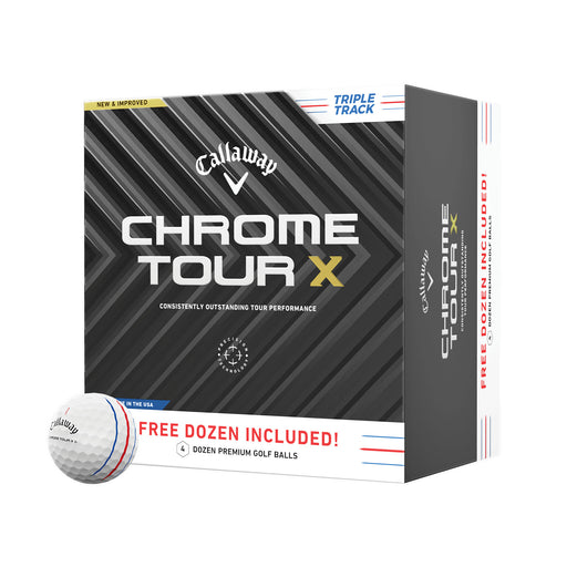 Callaway Chrome Tour X TT Golf Balls - Dozen - White Tt