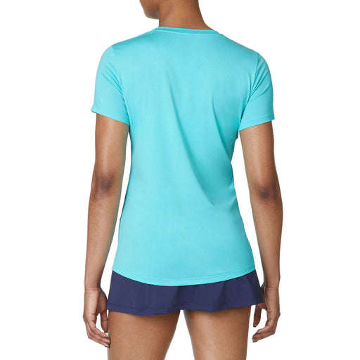 FILA Short Sleeve V-Neck Womens Tennis Shirt