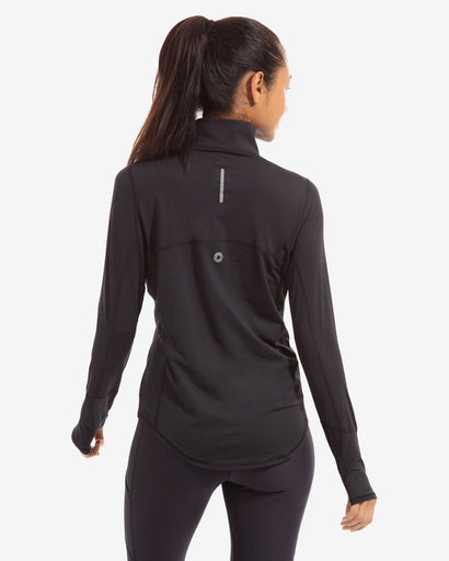 BloqUV Women's Mock Zip Top Relaxed