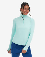Load image into Gallery viewer, BloqUV Women's Mock Zip Top Relaxed
 - 30