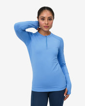 Load image into Gallery viewer, BloqUV Women's Performance Quarter Zip Long Sleeve Crew Shirt
 - 15