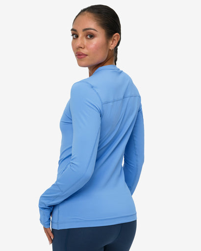 BloqUV Women's Performance Quarter Zip Long Sleeve Crew Shirt