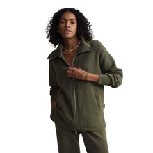 Load image into Gallery viewer, Varley Raleigh Womens Zip Through Jacket - Olive Night/L
 - 3