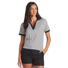 Load image into Gallery viewer, Puma Golf Everyday Stripe Womens Golf Polo - White/Black/L
 - 5
