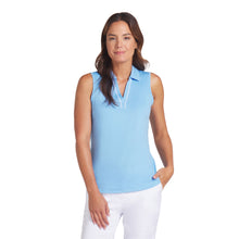 Load image into Gallery viewer, Puma Golf Cloudspun Piped Womens SL Golf Polo - Team Light Blue/L
 - 5