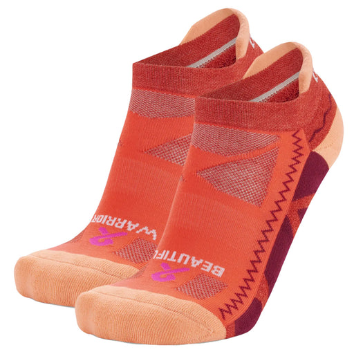 Balega Grit and Grace Womens No Show Tab Socks 20 - Pink/Peach/M