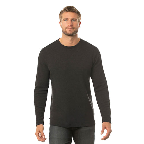 TravisMathew Cloud Waffle Mens Long Sleeve Crew - 2