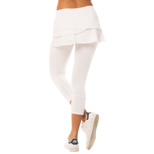 Lucky in Love Scallop Wmn Tennis Skirt with Capri