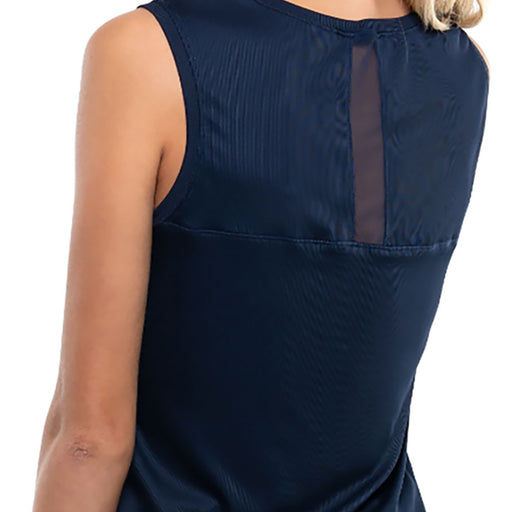 Lucky in Love Twist Front Womens Tennis Tank Top