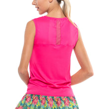 Load image into Gallery viewer, Lucky in Love Twist Front Womens Tennis Tank Top
 - 12