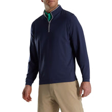Load image into Gallery viewer, FootJoy Lightweight Solid Navy Mens Golf Midlayer - Navy/XL
 - 1