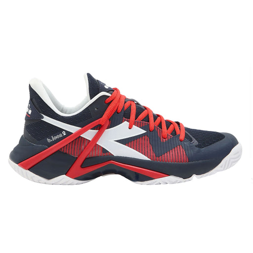 Diadora B.Icon 2 AG M Tennis Shoes 2023 - Blue/White/Red/D Medium/13.0