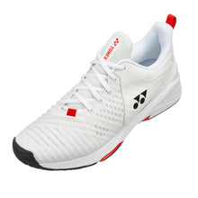 Load image into Gallery viewer, Yonex Power Cushion Sonicage 3 Mens Tennis Shoes - White/Red/D Medium/13.0
 - 8