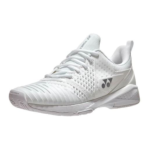 Yonex Power Cushion Sonicage 3 Womens Tennis Shoes - White/Silver/B Medium/10.5