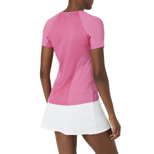 FILA Pickleball Solid Womens Short Sleeve Shirt