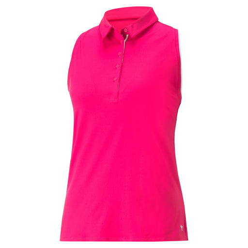 Puma Mattr Peak Sleeveless Womens Golf Polo - ORCHID SHAD 05/L