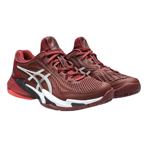 Asics Court FF 3 Mens Tennis Shoes 2023 - Antq Red/White/D Medium/12.0