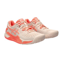 Load image into Gallery viewer, Asics Gel-Resolution 9 Womens Tennis Shoes - Pink/Sun Coral/B Medium/10.0
 - 9
