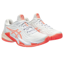 Load image into Gallery viewer, Asics Court FF 3 Womens Tennis Shoes 2023 - White/Sun Coral/B Medium/9.5
 - 10