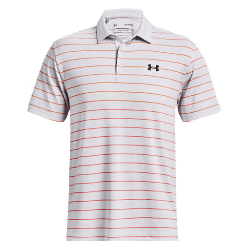 Under Armour Playoff 3.0 Stripe Mens Golf Polo - HALO GRAY 014/XXL