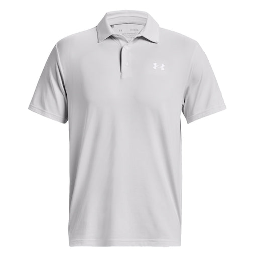 Under Armour Playoff 3.0 Stripe Mens Golf Polo - WHITE 100/XL